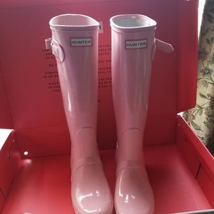 Hunter Boots Tall Pink Sand US 9 Womens
